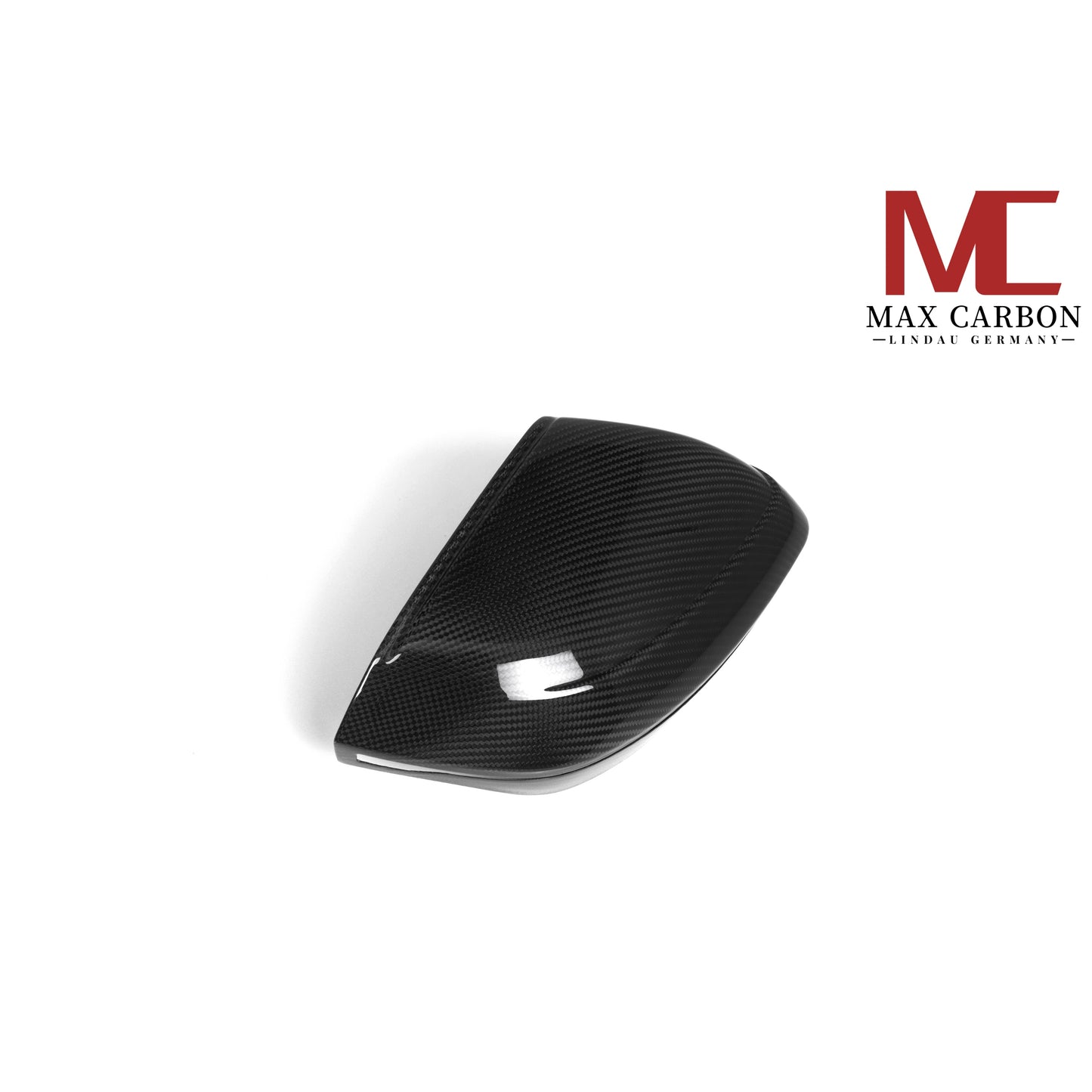 MAX CARBON Dry Carbon Mirror Caps Standard Replacement suitable for BMW 5 Series G60 G61 7 Series G70 M5 G90 G99 