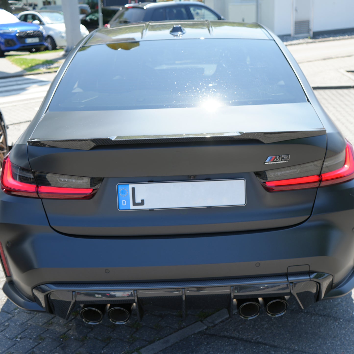 MAX CARBON Dry Carbon Prepreg Sport Rear Large Spoiler Lip for BMW M4 G82 4 Series G22 V4 Style