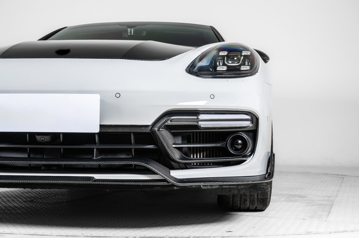 MAX CARBON DRY CARBON front lip spoiler suitable for Porsche Panamera 971 971.1 971.2 GTS