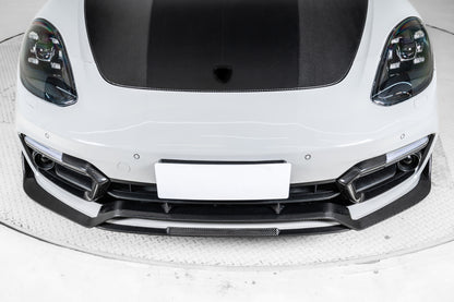MAX CARBON DRY CARBON front lip spoiler suitable for Porsche Panamera 971 971.1 971.2 GTS