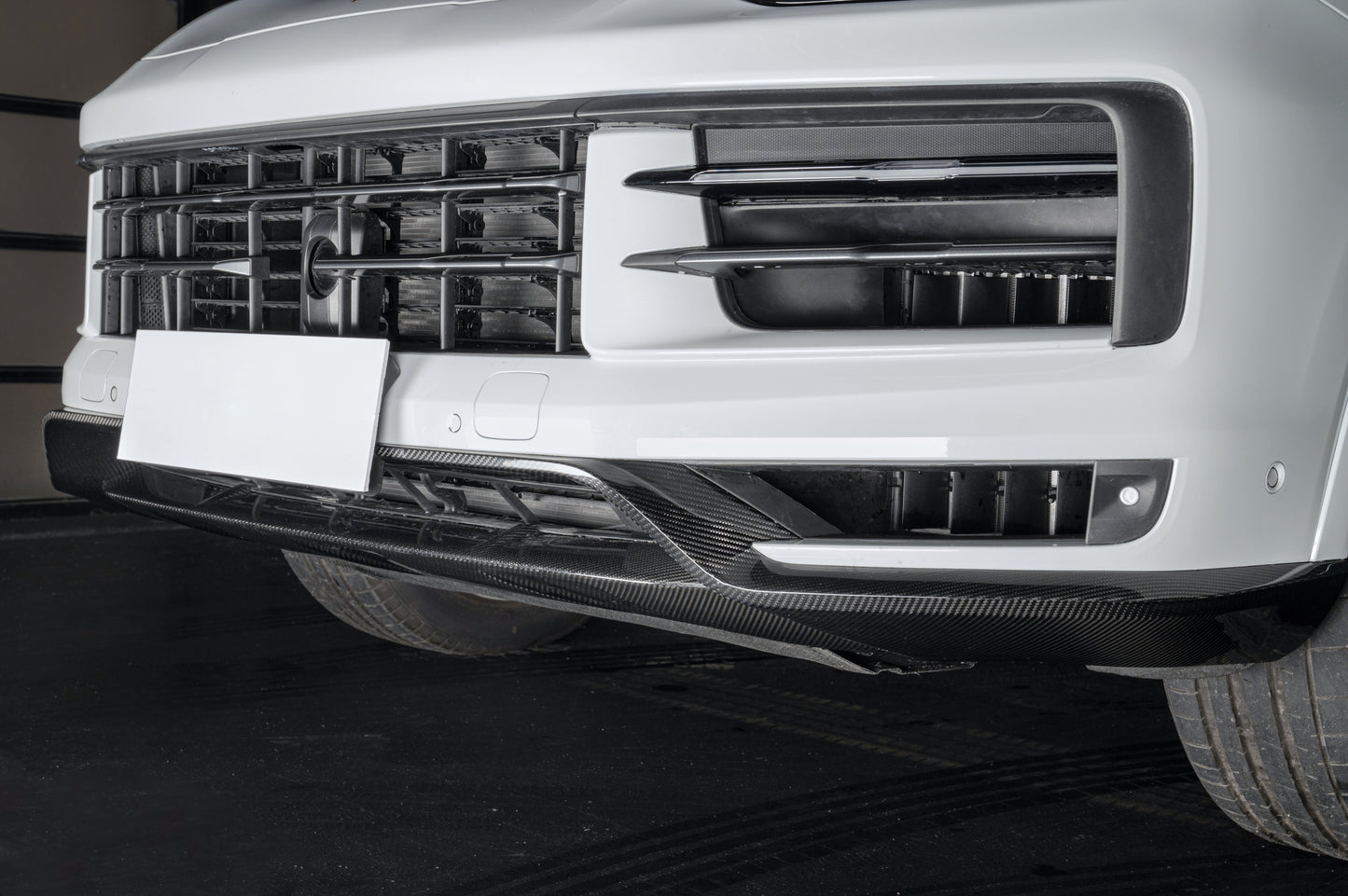 MAX CARBON DRY Carbon Front Lip for Porsche Cayenne S GTS 9YA 9Y0 Facelift GT Sport Style