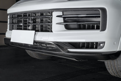 MAX CARBON DRY Carbon Front Lip for Porsche Cayenne S GTS 9YA 9Y0 Facelift GT Sport Style