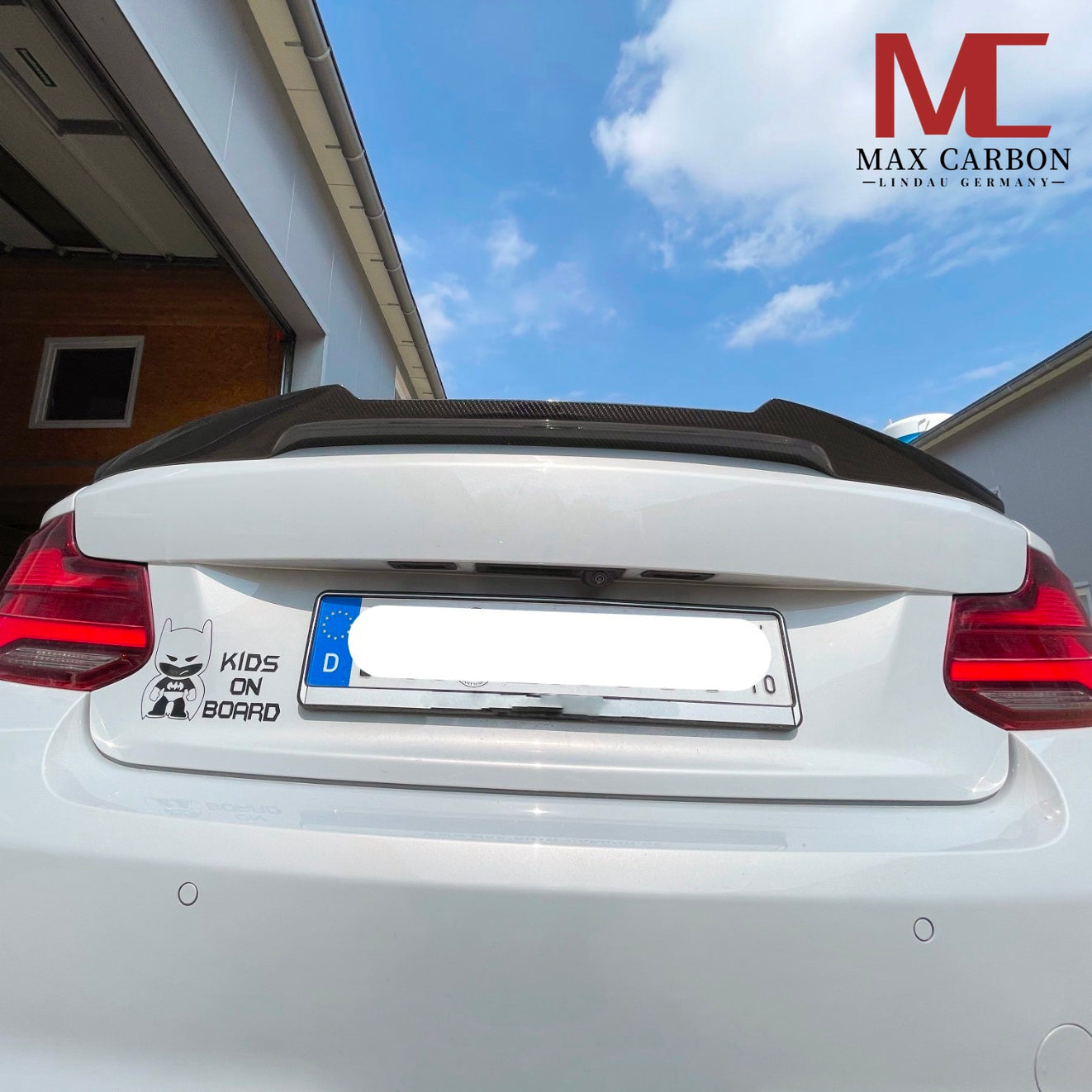 MAX CARBON DRY CARBON spoiler rear lip spoiler for BMW F22 F87 M2 CS Coupè 