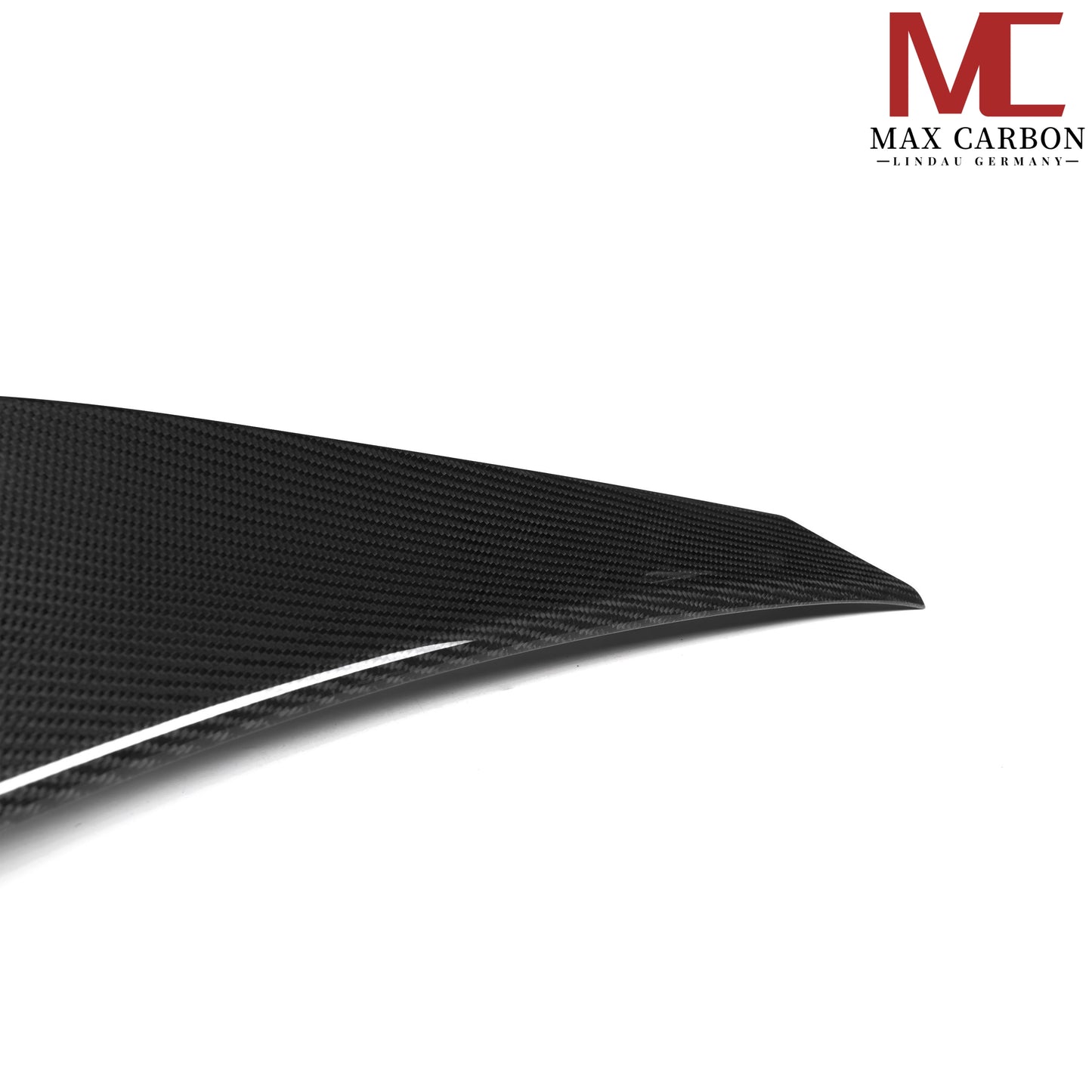 MAX CARBON DRY CARBON Spoiler rear spoiler lip for Mercedes Benz C Class W205 Sedan AMG C63 C43 
