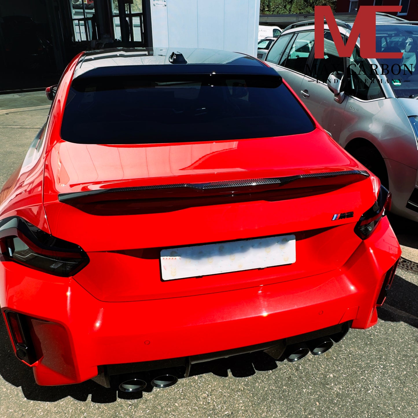MAX CARBON Performance Dry Carbon Rear Spoiler suitable for BMW G87 M2 G42 M240i 