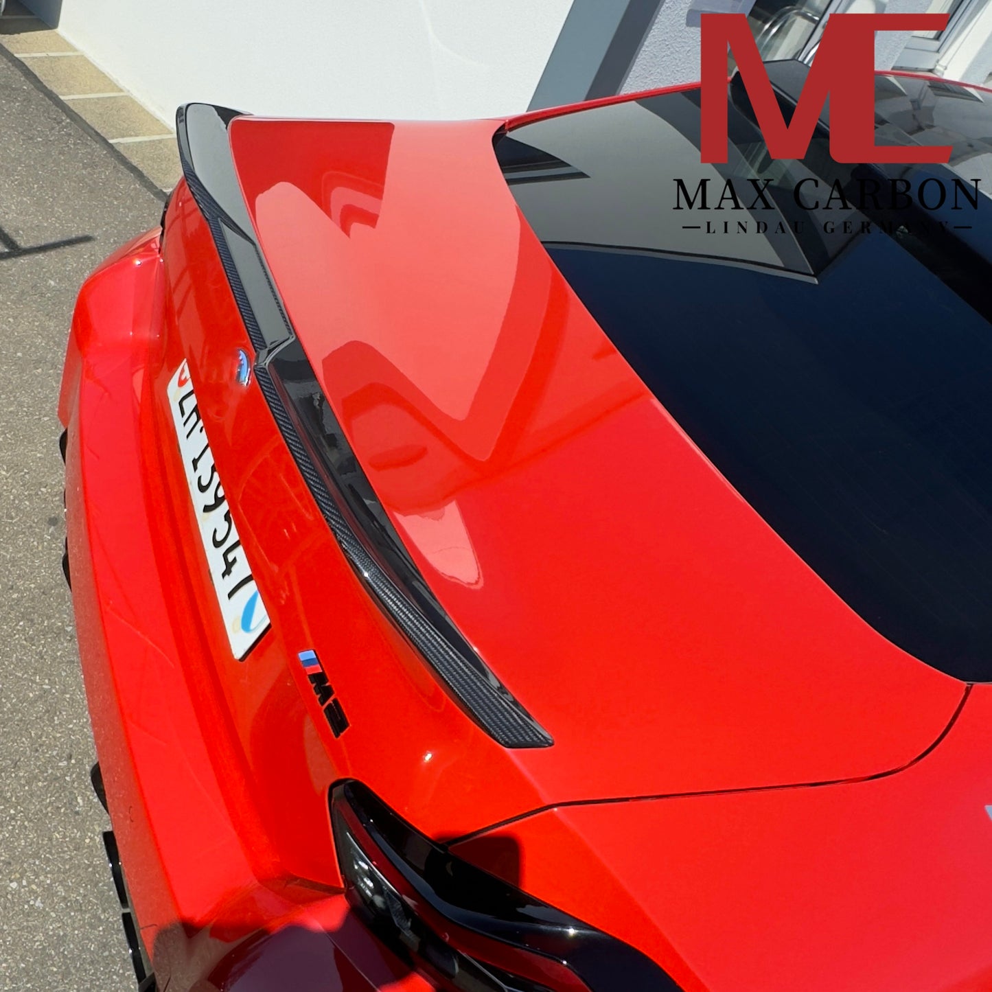 MAX CARBON Performance Dry Carbon Rear Spoiler suitable for BMW G87 M2 G42 M240i 
