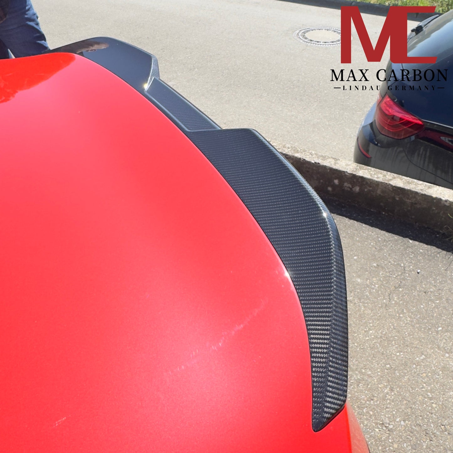 MAX CARBON Performance Dry Carbon Rear Spoiler suitable for BMW G87 M2 G42 M240i 