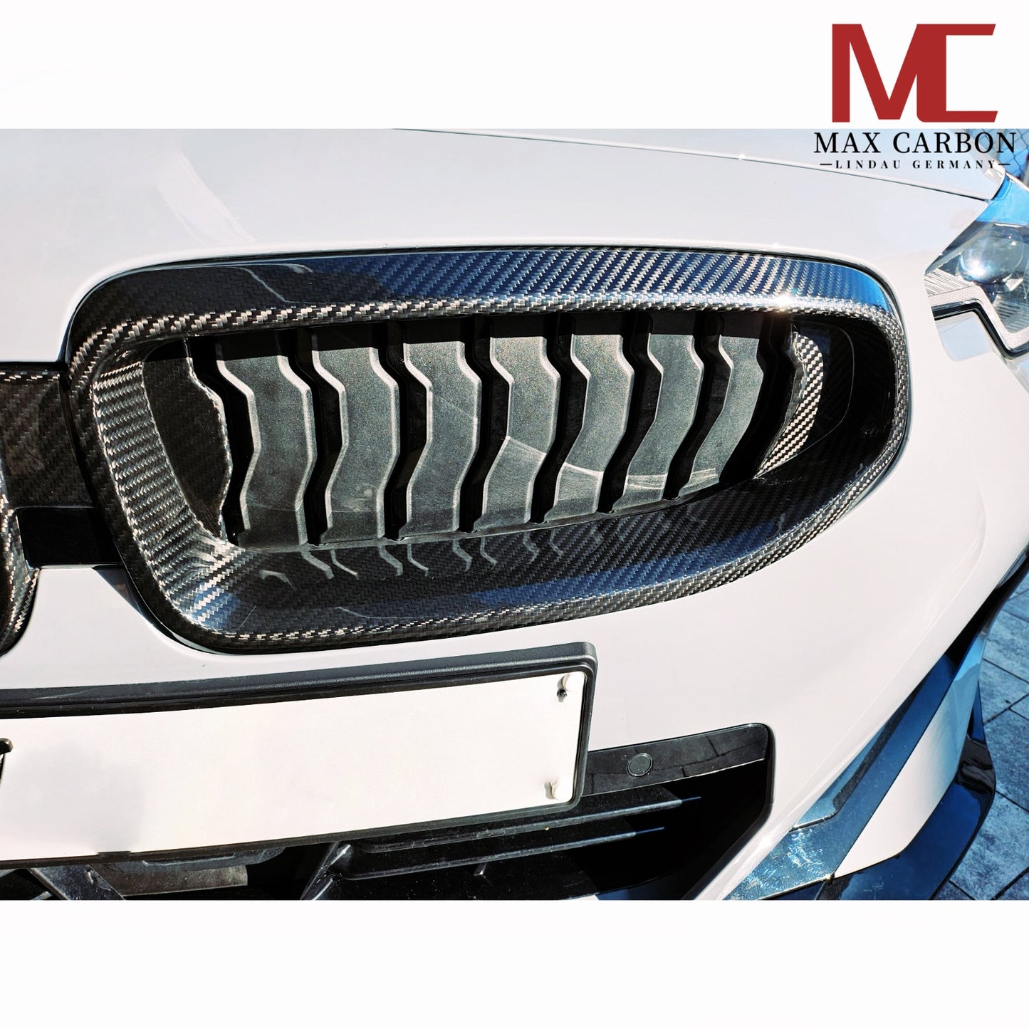 MAX CARBON Real Dry Carbon Carbon Grille Kidneys suitable for BMW G42 M240i Coupe 