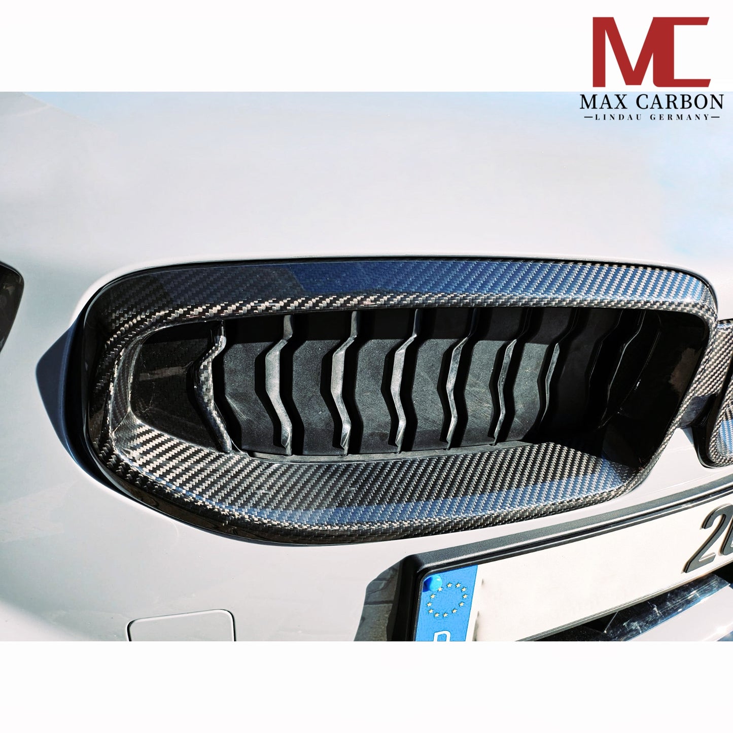 MAX CARBON Real Dry Carbon Carbon Grille Kidneys suitable for BMW G42 M240i Coupe 