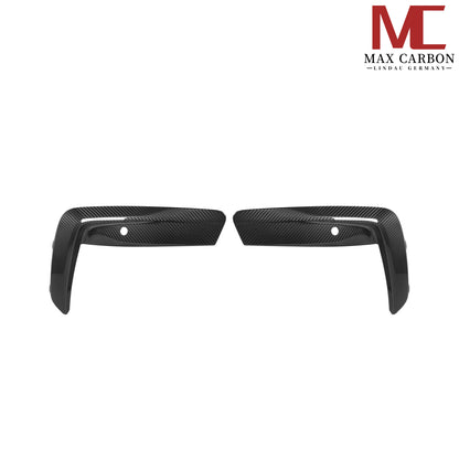 MC MAX CARBON Dry Carbon Front Lip Covers Replacement for BMW M8 F91 F92 F93