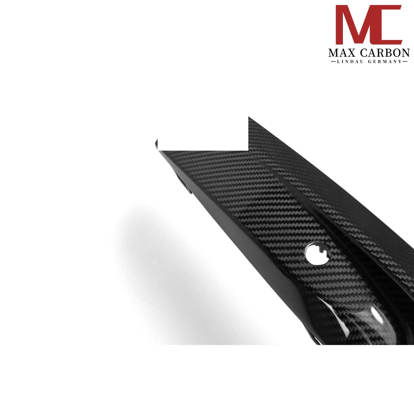 MC MAX CARBON Dry Carbon Front Lip Covers Replacement for BMW M8 F91 F92 F93