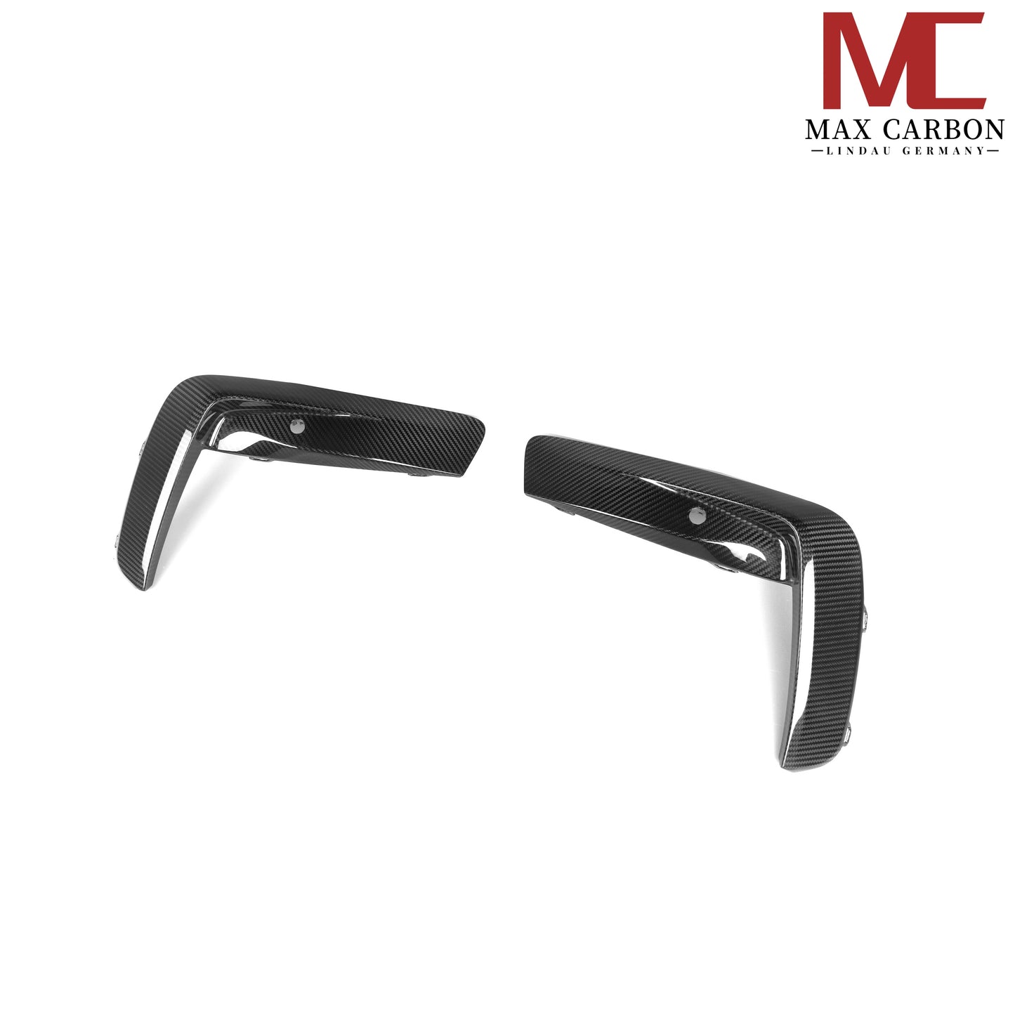 MC MAX CARBON Dry Carbon Front Lip Covers Replacement for BMW M8 F91 F92 F93