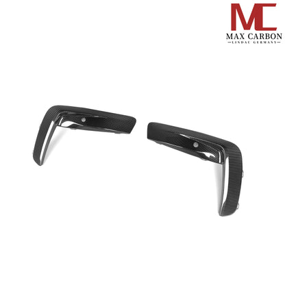 MC MAX CARBON Dry Carbon Front Lip Covers Replacement for BMW M8 F91 F92 F93