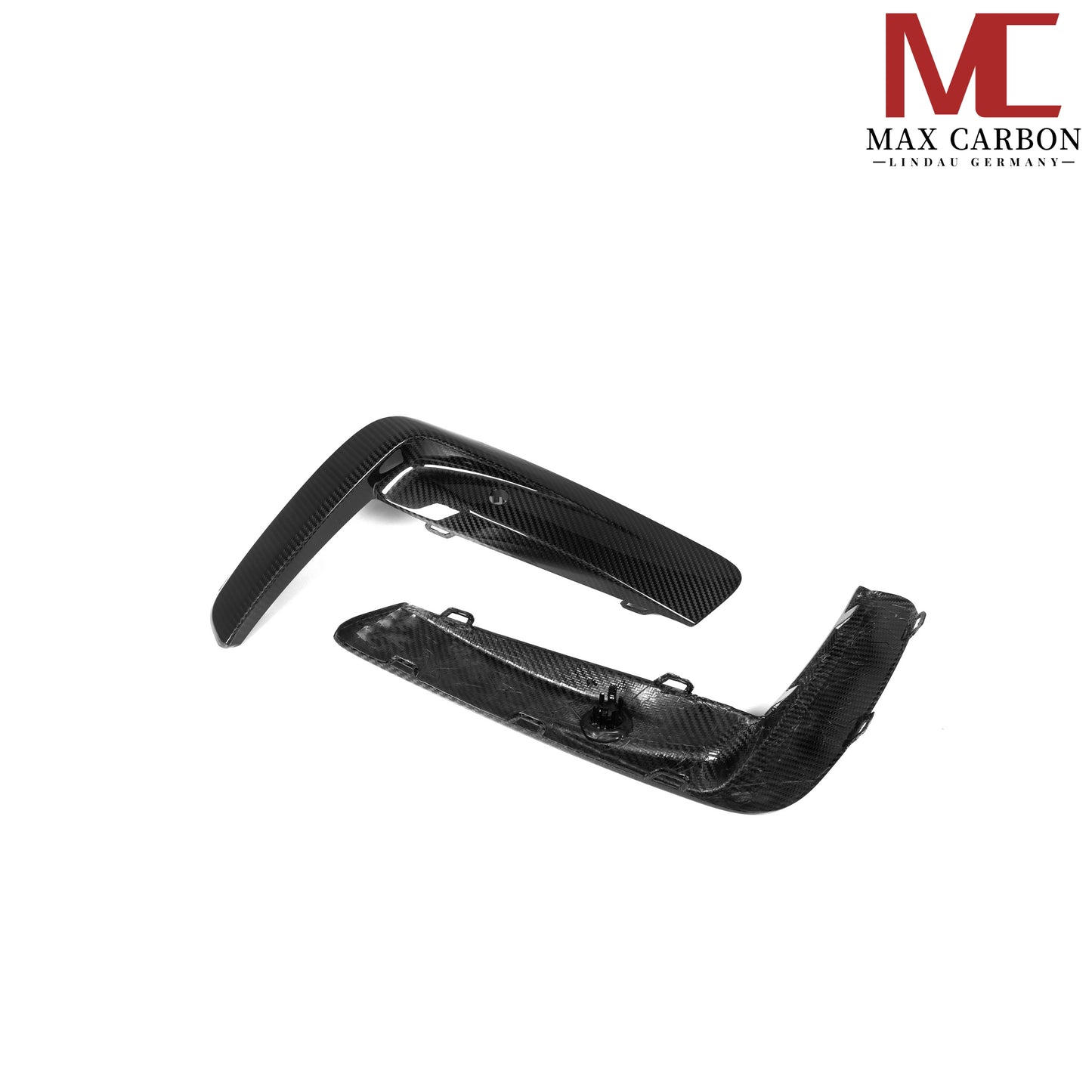 MC MAX CARBON Dry Carbon Front Lip Covers Replacement for BMW M8 F91 F92 F93