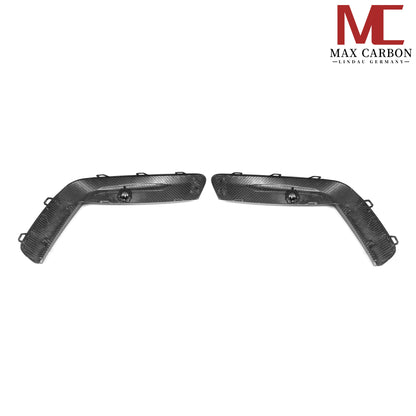 MC MAX CARBON Dry Carbon Front Lip Covers Replacement for BMW M8 F91 F92 F93