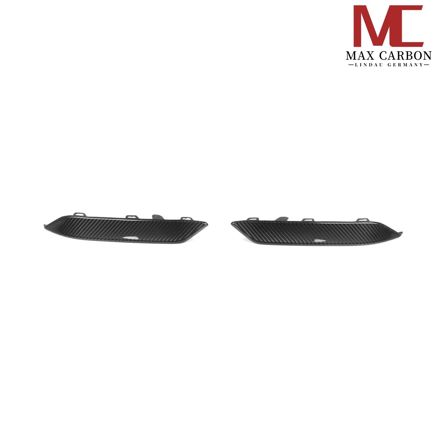 MAX CARBON Dry Carbon Front Lip Flaps Replacement for BMW M8 F91 F92 F93