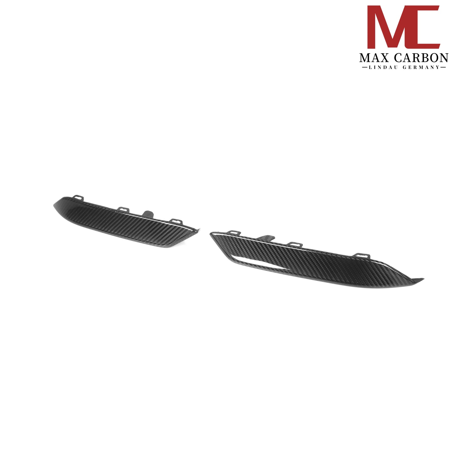 MAX CARBON Dry Carbon Front Lip Flaps Replacement for BMW M8 F91 F92 F93