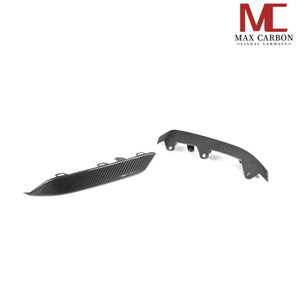 MAX CARBON Dry Carbon Front Lip Flaps Replacement for BMW M8 F91 F92 F93