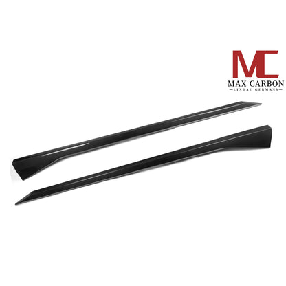 MAX CARBON Dry Carbon Prepreg Replacement Side Skirts Insert for BMW M5 G90 G99