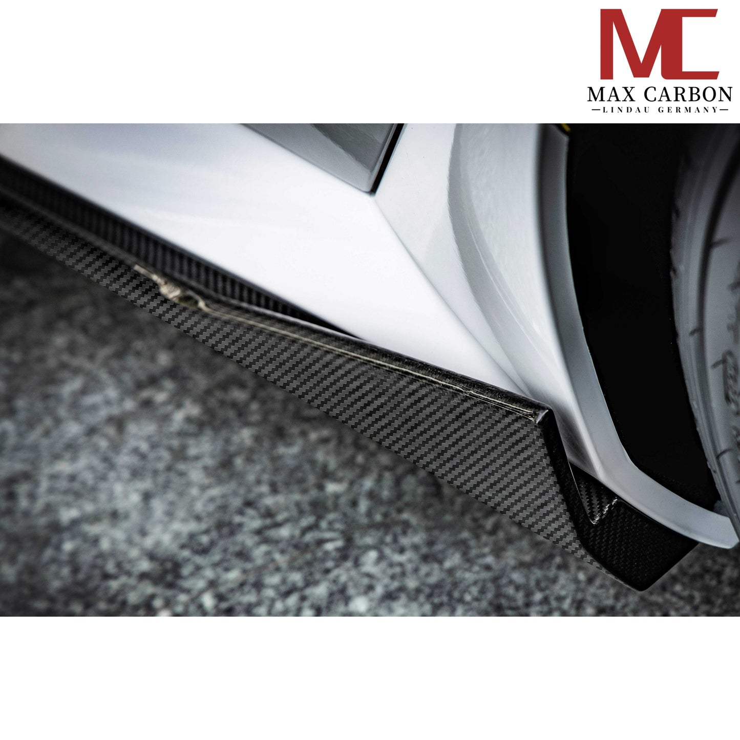 MAX CARBON Dry Carbon Prepreg Replacement Side Skirts Insert for BMW M5 G90 G99