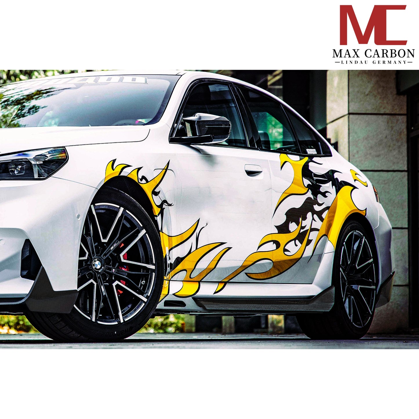 MAX CARBON Dry Carbon Prepreg Replacement Side Skirts Insert for BMW M5 G90 G99