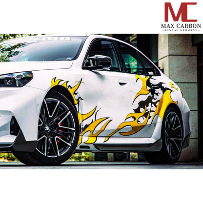 MAX CARBON Dry Carbon Prepreg Replacement Side Skirts Insert for BMW M5 G90 G99
