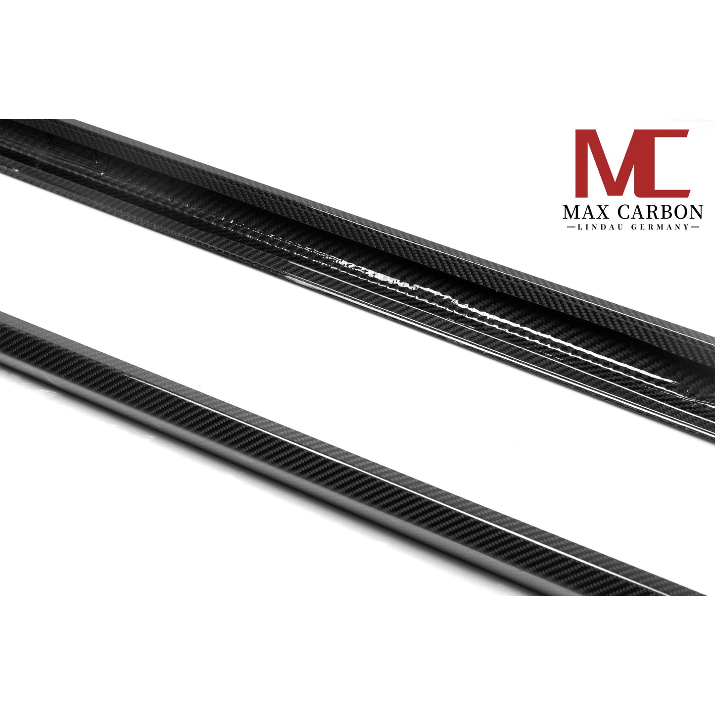 MAX CARBON Dry Carbon Prepreg Replacement Side Skirts Insert for BMW M5 G90 G99