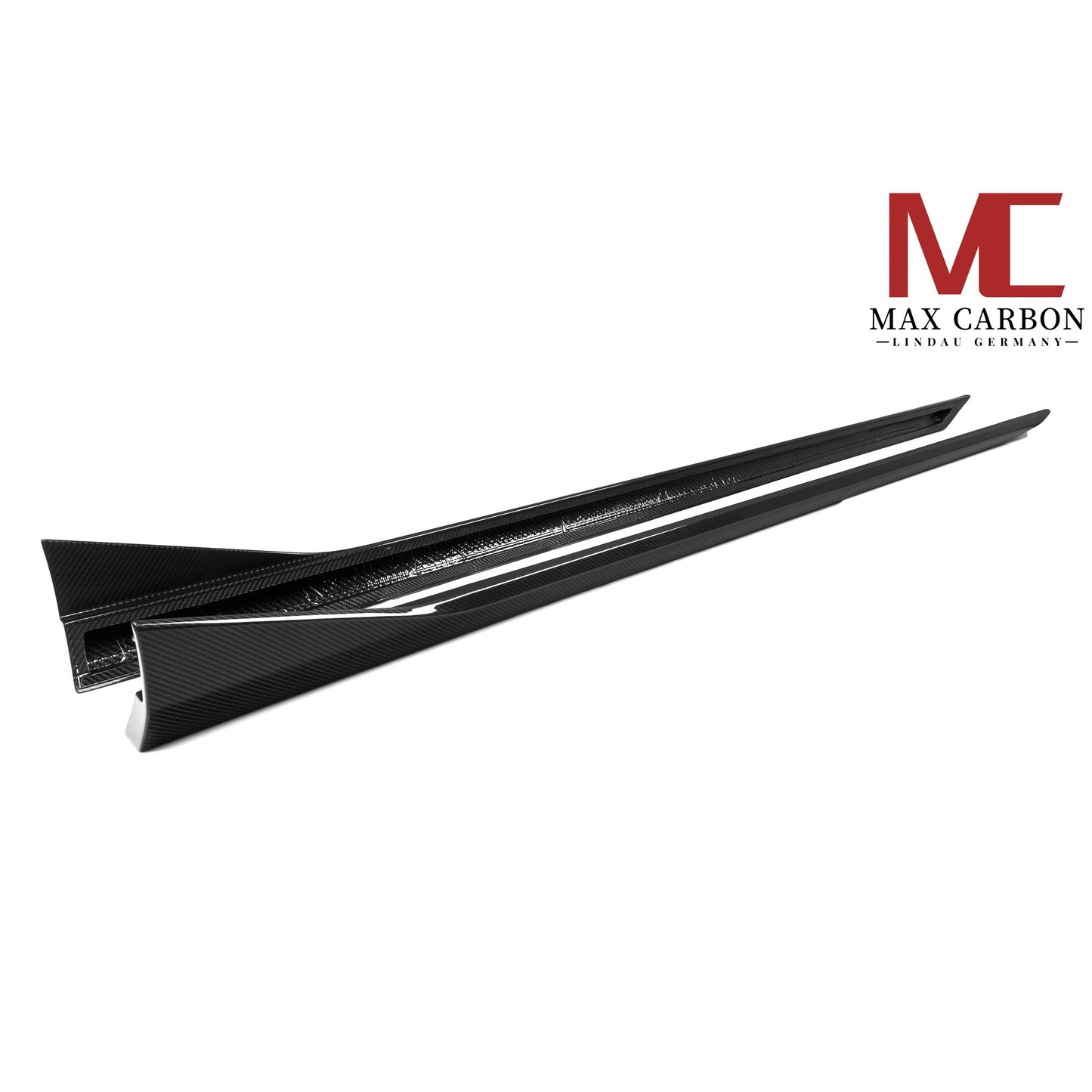 MAX CARBON Dry Carbon Prepreg Replacement Side Skirts Insert for BMW M5 G90 G99