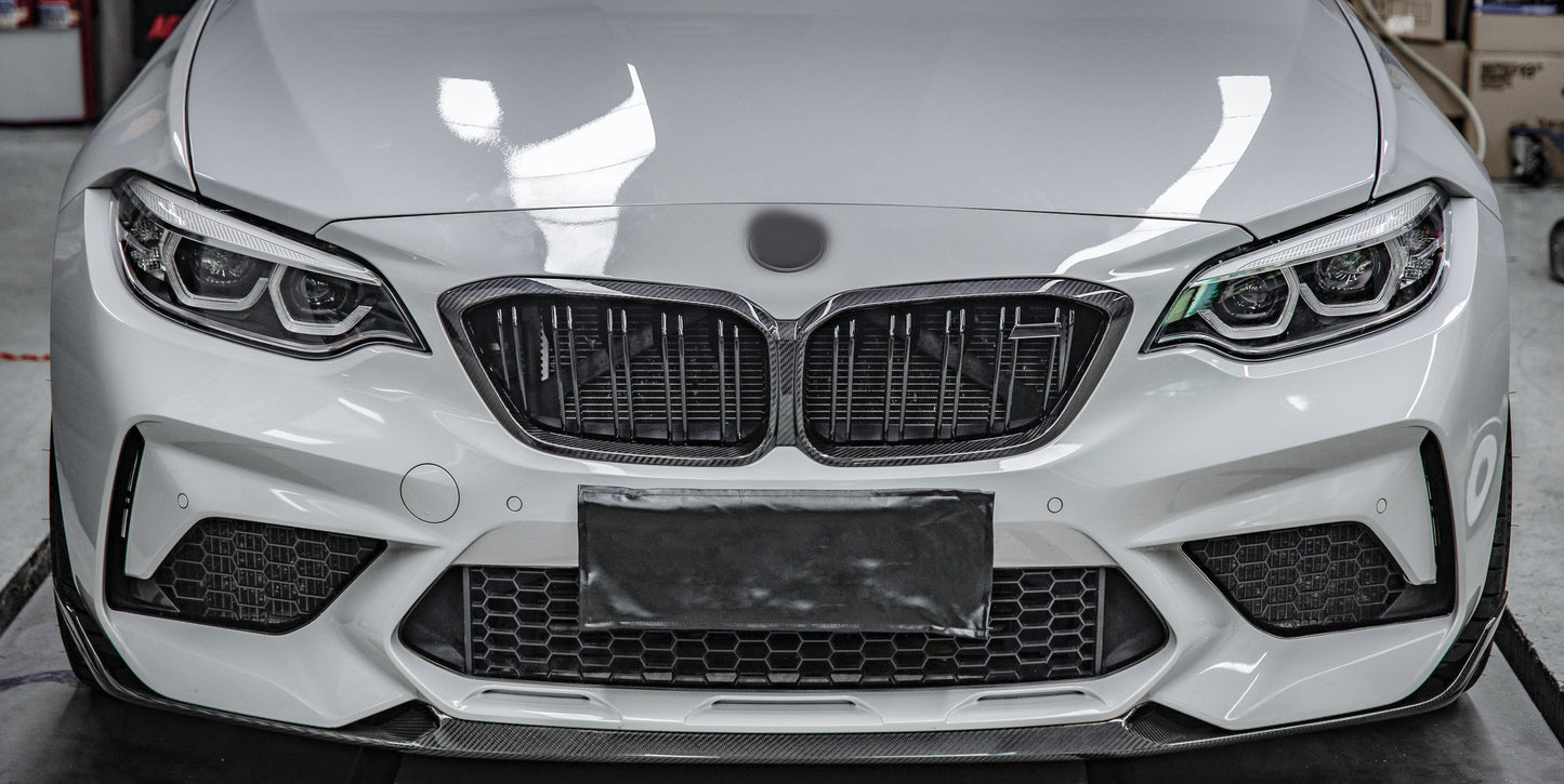 MAX CARBON Dry Carbon Prepreg Performance front lip fits BMW M2 Competition M2 CS F87 