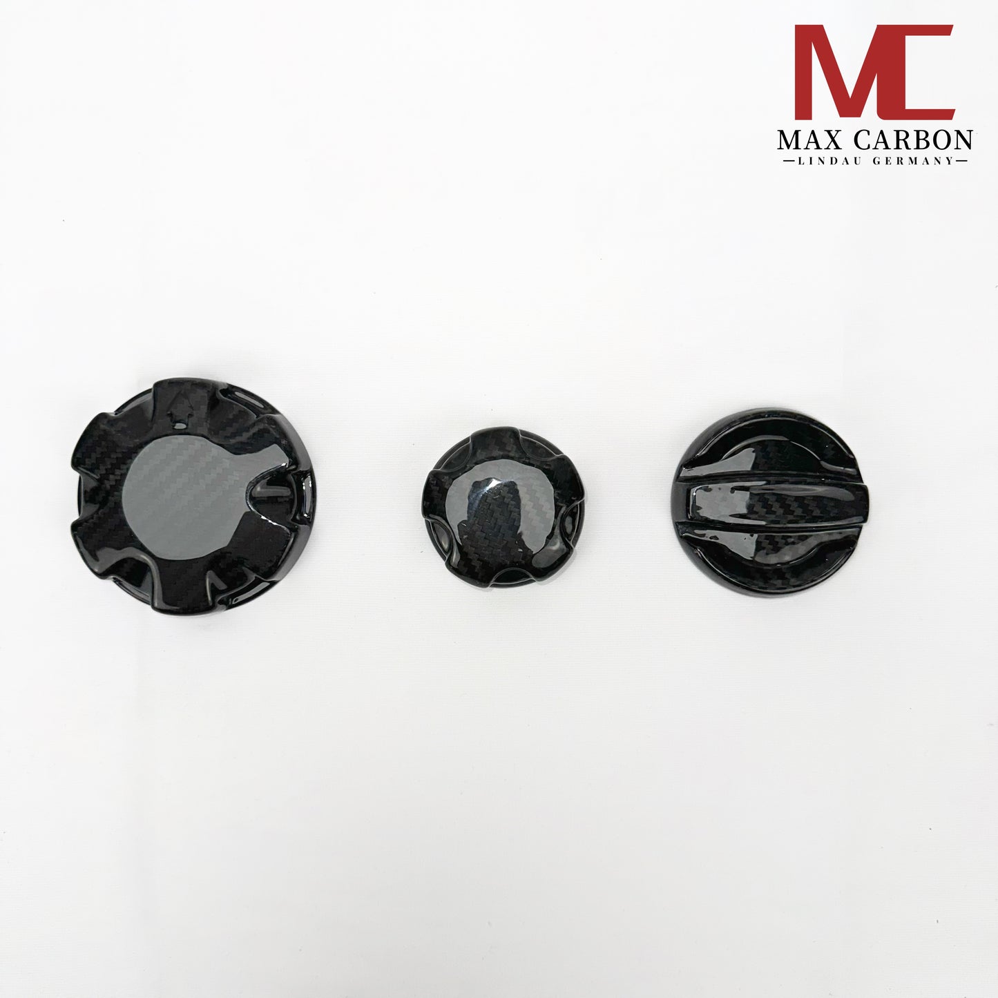 MAX CARBON Performance oil water climate cover 3 pieces in a set for the engine compartment, suitable for BMW G80 G81 M3 G82 G83 M4 M2 G87 