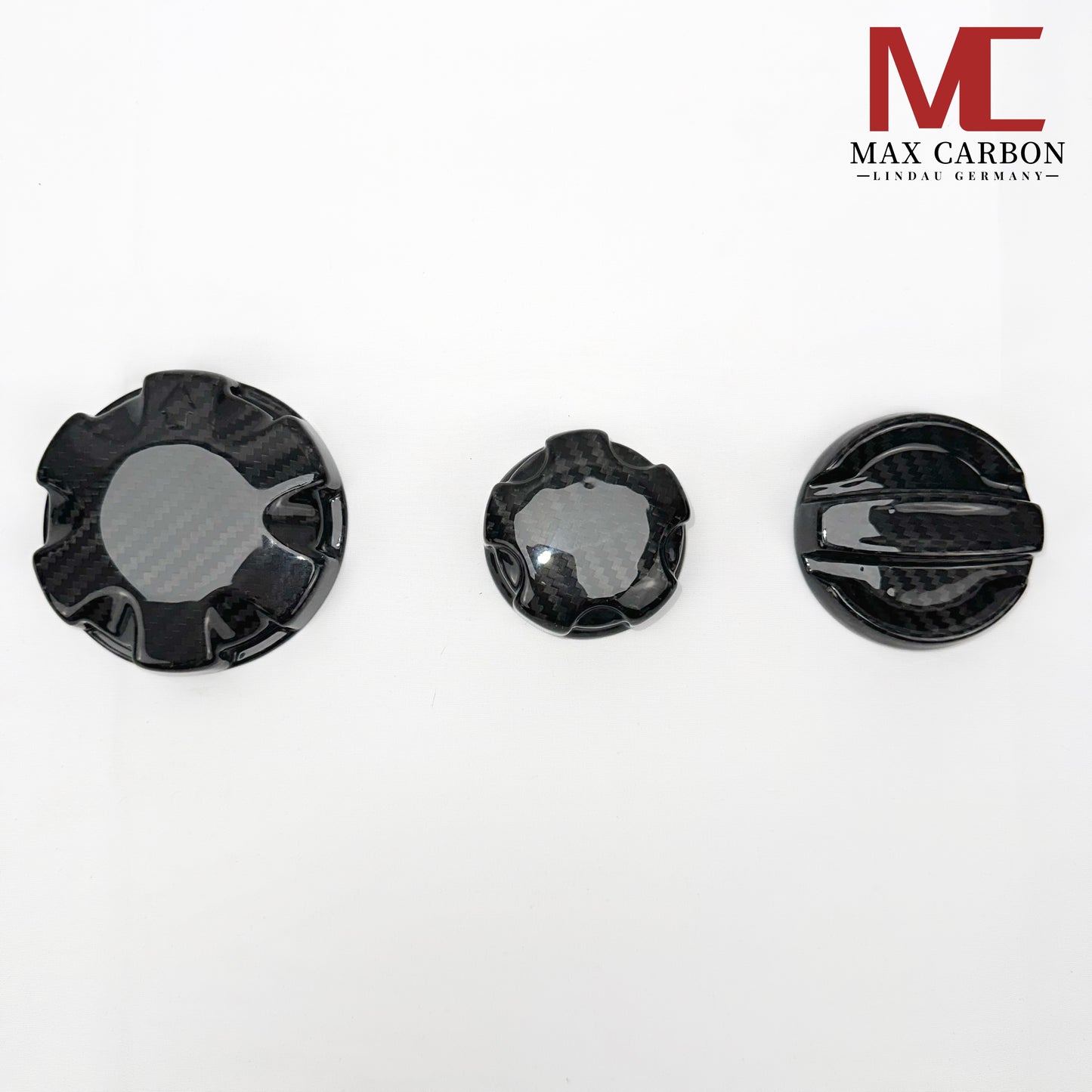 MAX CARBON Performance oil water climate cover 3 pieces in a set for the engine compartment, suitable for BMW G80 G81 M3 G82 G83 M4 M2 G87 