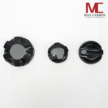 MAX CARBON Performance oil water climate cover 3 pieces in a set for the engine compartment, suitable for BMW G80 G81 M3 G82 G83 M4 M2 G87 