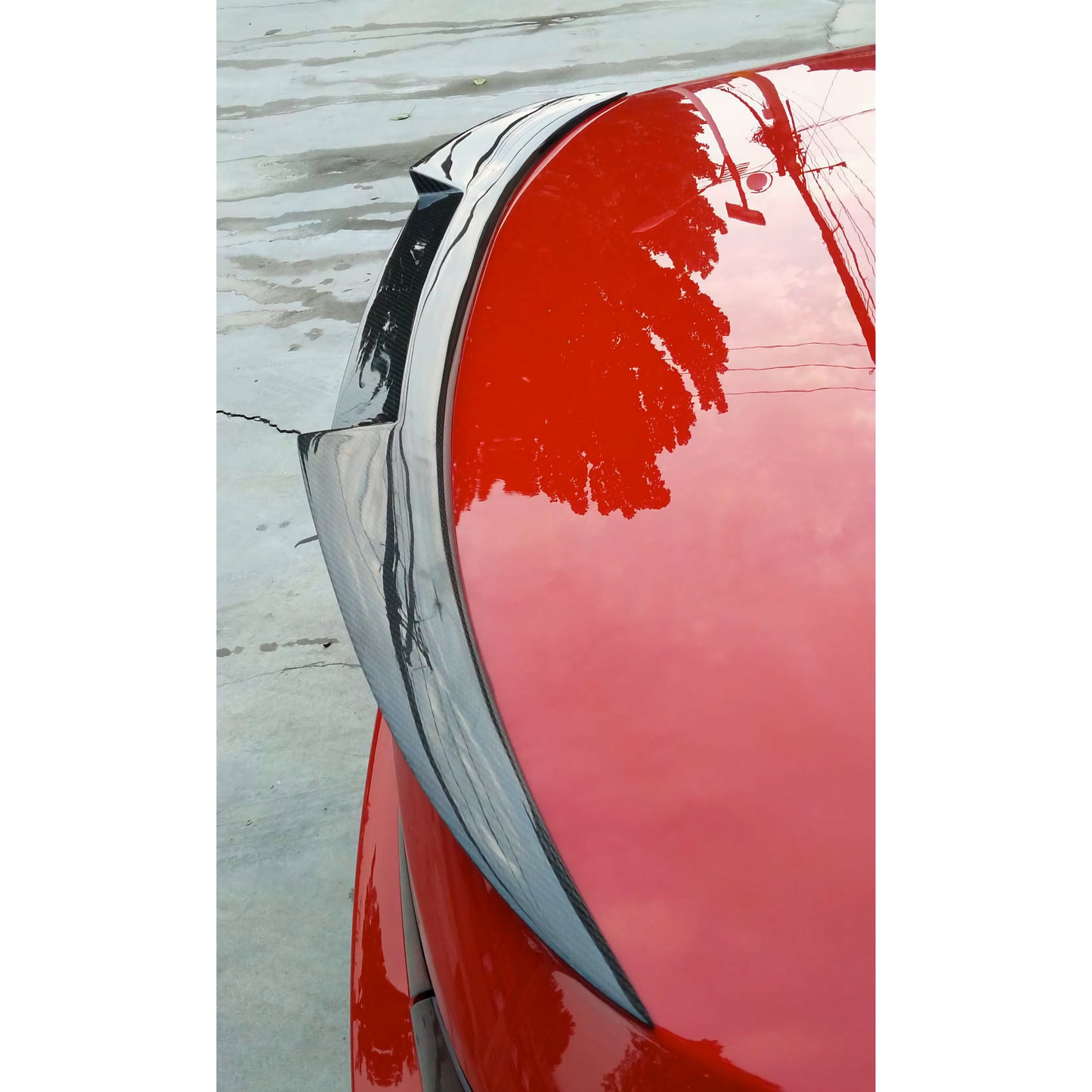 MC Dry Carbon Prepreg Rear Spoiler Rear Lip Spoiler for BMW E93 incl. E93 M3