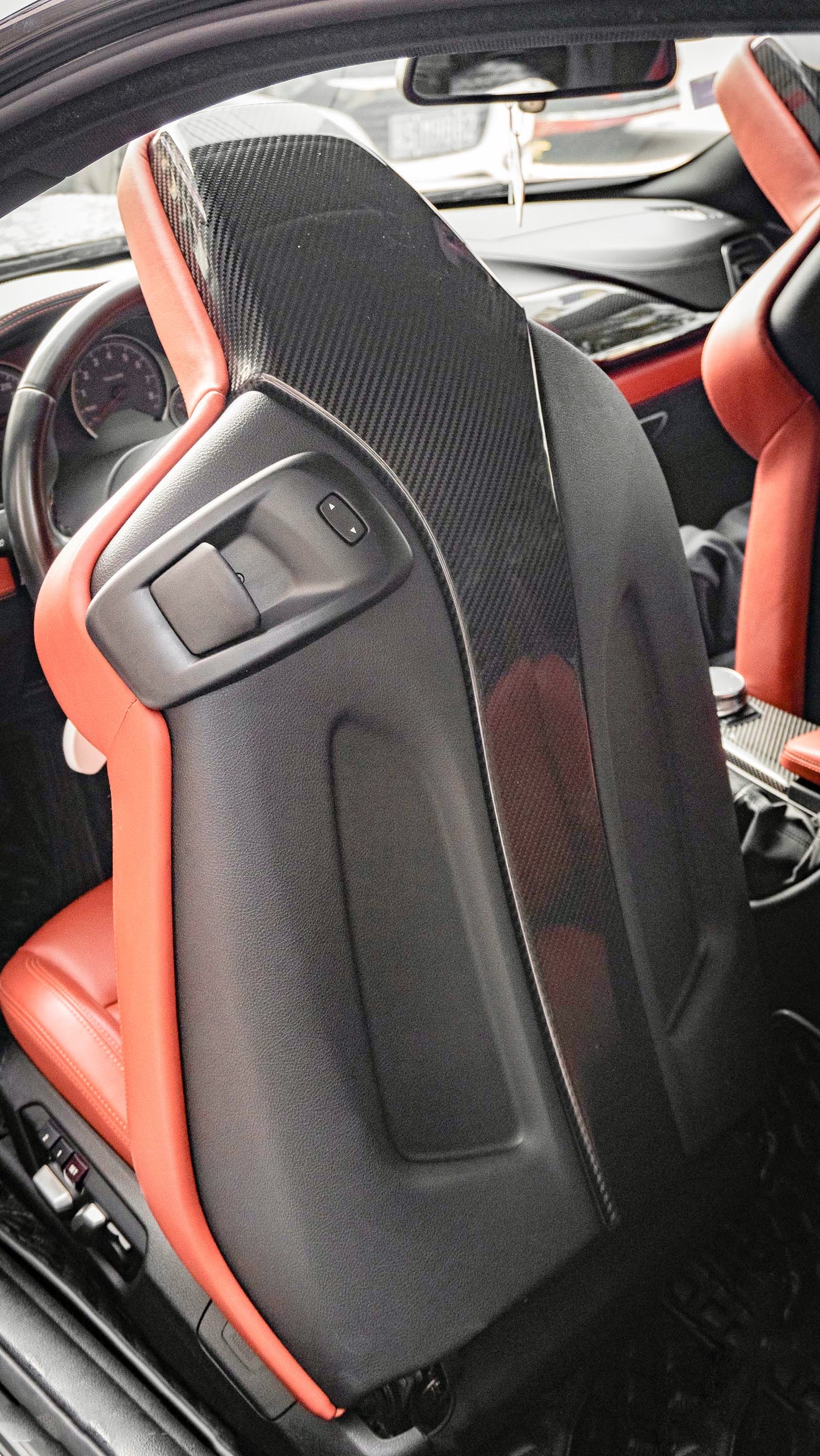 MAX CARBON Dry Carbon Prepreg Seat Cover suitable for BMW M2 Competition F87 M3 F80 M4 F82 F83 