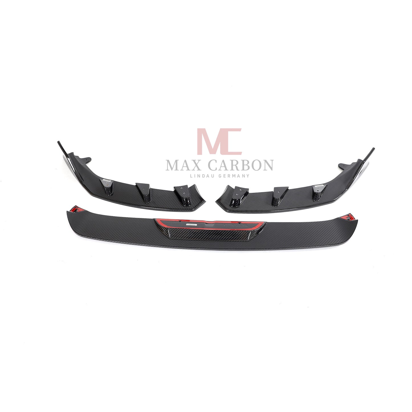 MC Dry Carbon Prepreg Front Attachment Front Lip 3 Piece Set fits for BMW M2 G87 incl. LCI