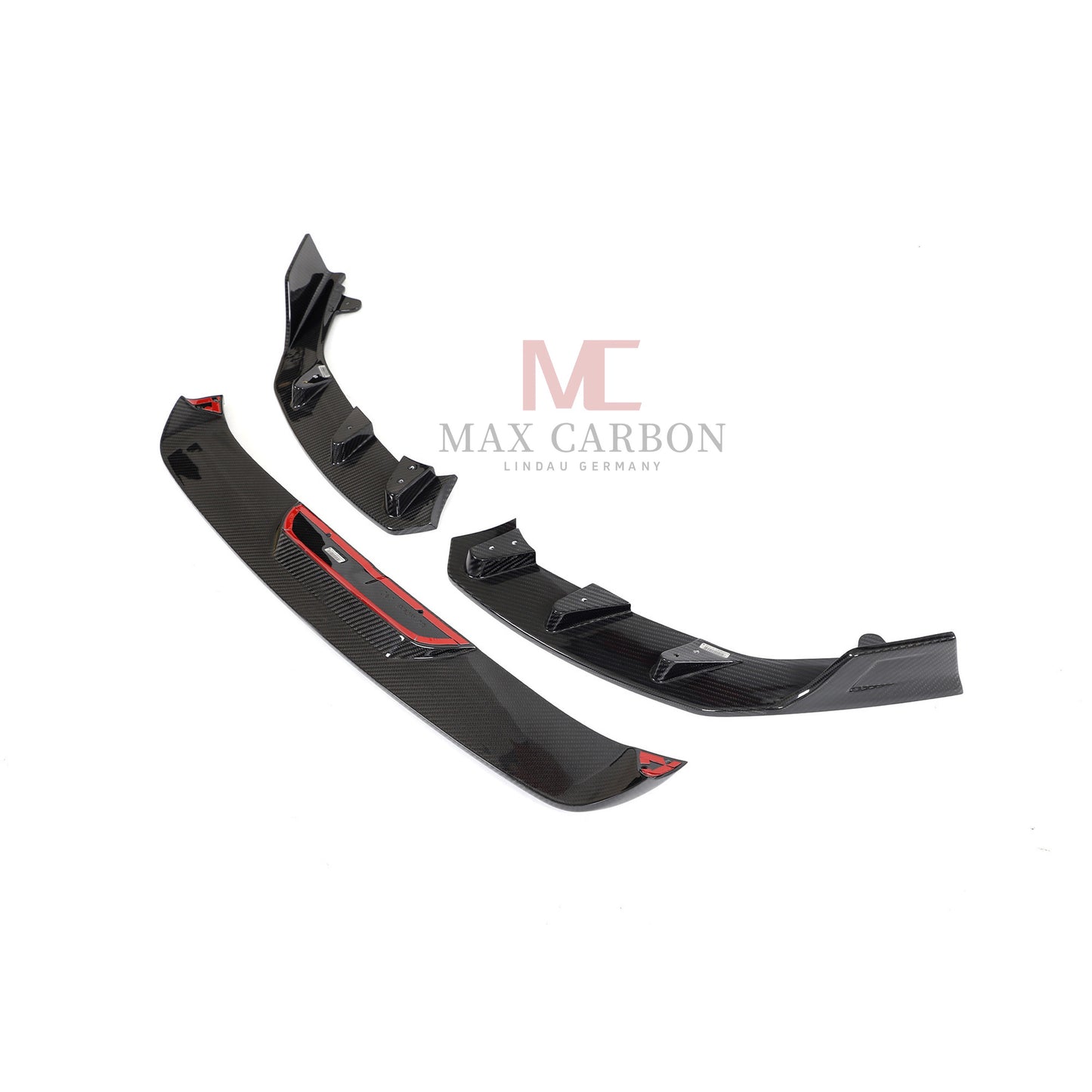 MC Dry Carbon Prepreg Front Attachment Front Lip 3 Piece Set fits for BMW M2 G87 incl. LCI