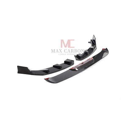 MC Dry Carbon Prepreg Front Attachment Front Lip 3 Piece Set fits for BMW M2 G87 incl. LCI
