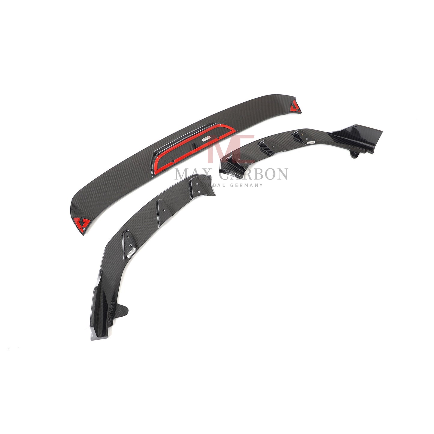 MC Dry Carbon Prepreg Front Attachment Front Lip 3 Piece Set fits for BMW M2 G87 incl. LCI