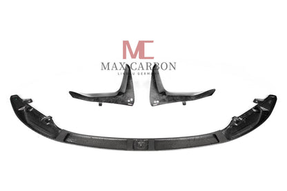 MAX CARBON Dry Carbon Prepreg Performance Front Lip Replacement fits for BMW M3 F80 M4 F82 F83 