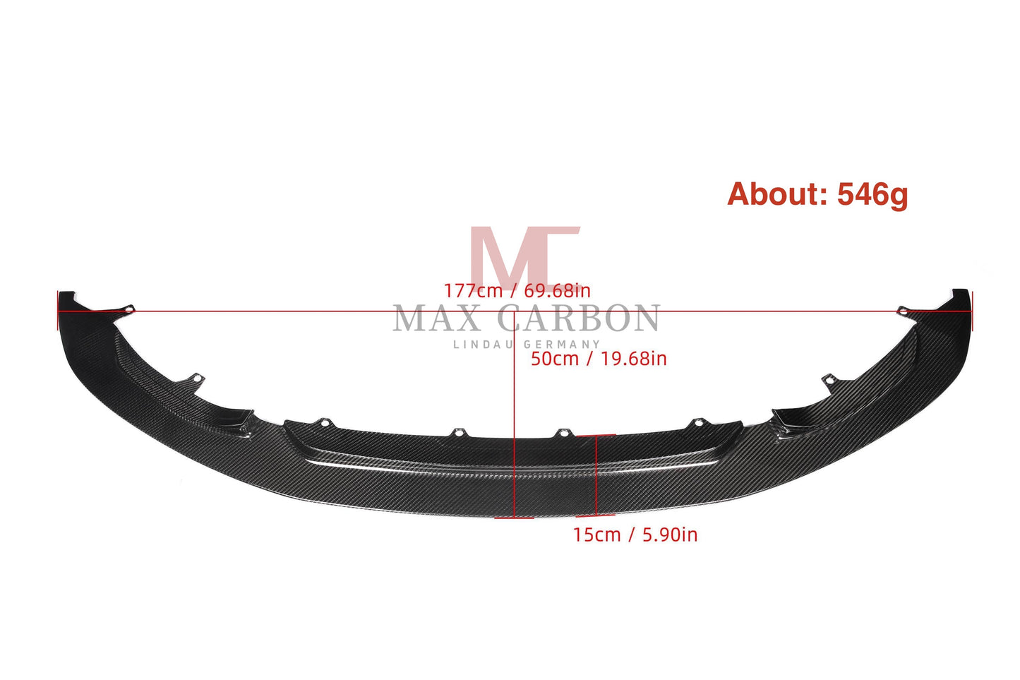 MAX CARBON Dry Carbon Prepreg Performance Front Lip Replacement suitable for BMW M3 F80 M4 F82 F83 GT4 