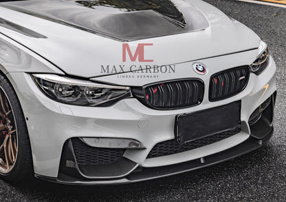 MAX CARBON Dry Carbon Prepreg Performance Front Lip Replacement fits for BMW M3 F80 M4 F82 F83 