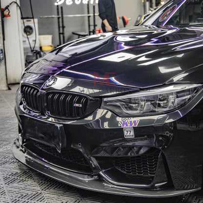 MAX CARBON Dry Carbon Prepreg Performance Front Lip Replacement suitable for BMW M3 F80 M4 F82 F83 GT4 