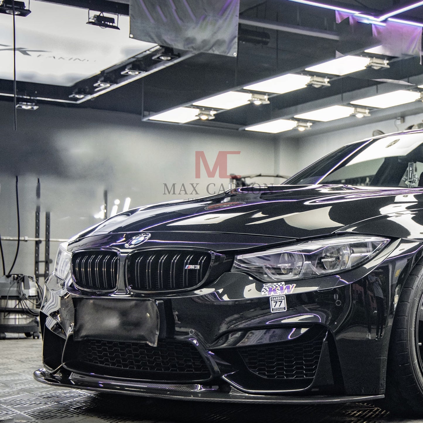 MAX CARBON Dry Carbon Prepreg Performance Front Lip Replacement suitable for BMW M3 F80 M4 F82 F83 GT4 