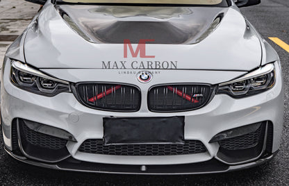 MAX CARBON Dry Carbon Prepreg Performance Front Lip Replacement fits for BMW M3 F80 M4 F82 F83 