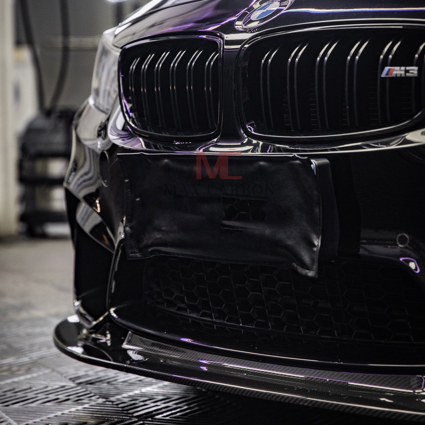 MAX CARBON Dry Carbon Prepreg Performance Front Lip Replacement suitable for BMW M3 F80 M4 F82 F83 GT4 