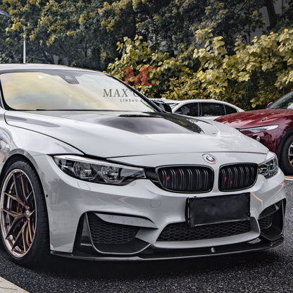 MAX CARBON Dry Carbon Prepreg Performance Front Lip Replacement fits for BMW M3 F80 M4 F82 F83 