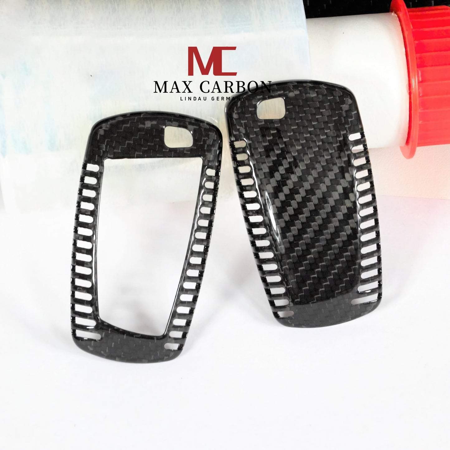 MAX CARBON Premium Key Cover Case Cover for BMW 1 Series 2 Series 3 Series 4 Series 5 Series 6 Series 7 Series M2 M3 M4 M135i M140i M235i M240i X1 X3 X4 X5 X6