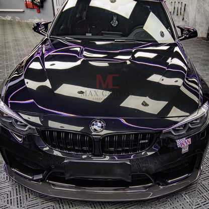MAX CARBON Dry Carbon Prepreg Performance Front Lip Replacement suitable for BMW M3 F80 M4 F82 F83 GT4 