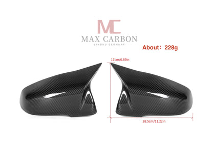 MAX CARBON Performance Sport mirror caps mirror cover replacement for BMW F40 F44 F45 F46 F48 F39 G29