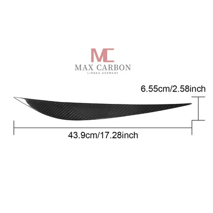 MAX CARBON DRY CARBON Prepreg Headlight Eyelids fits for BMW M3 F80 M4 F82 F83 4 Series F32 F33 F36